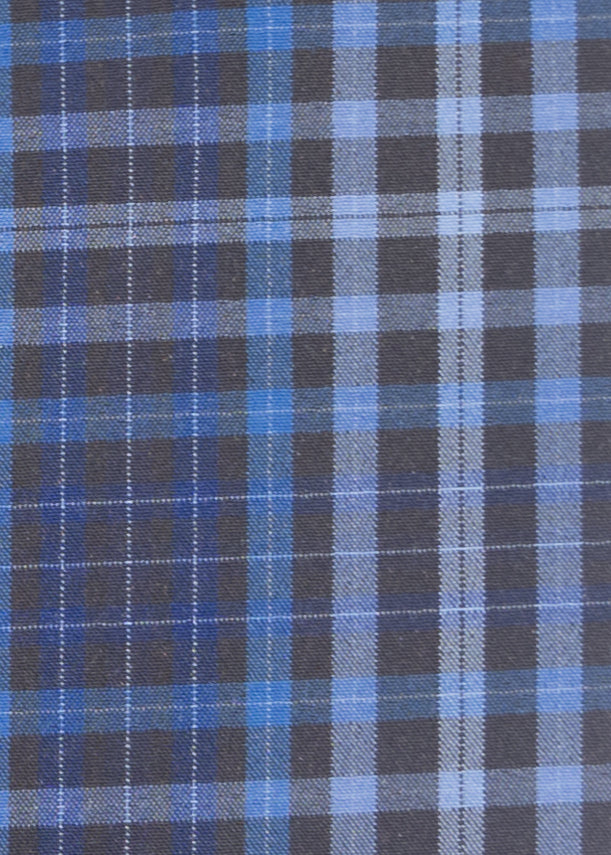 Alex Men’s Long Sleeve Dark Blue Check Shirt