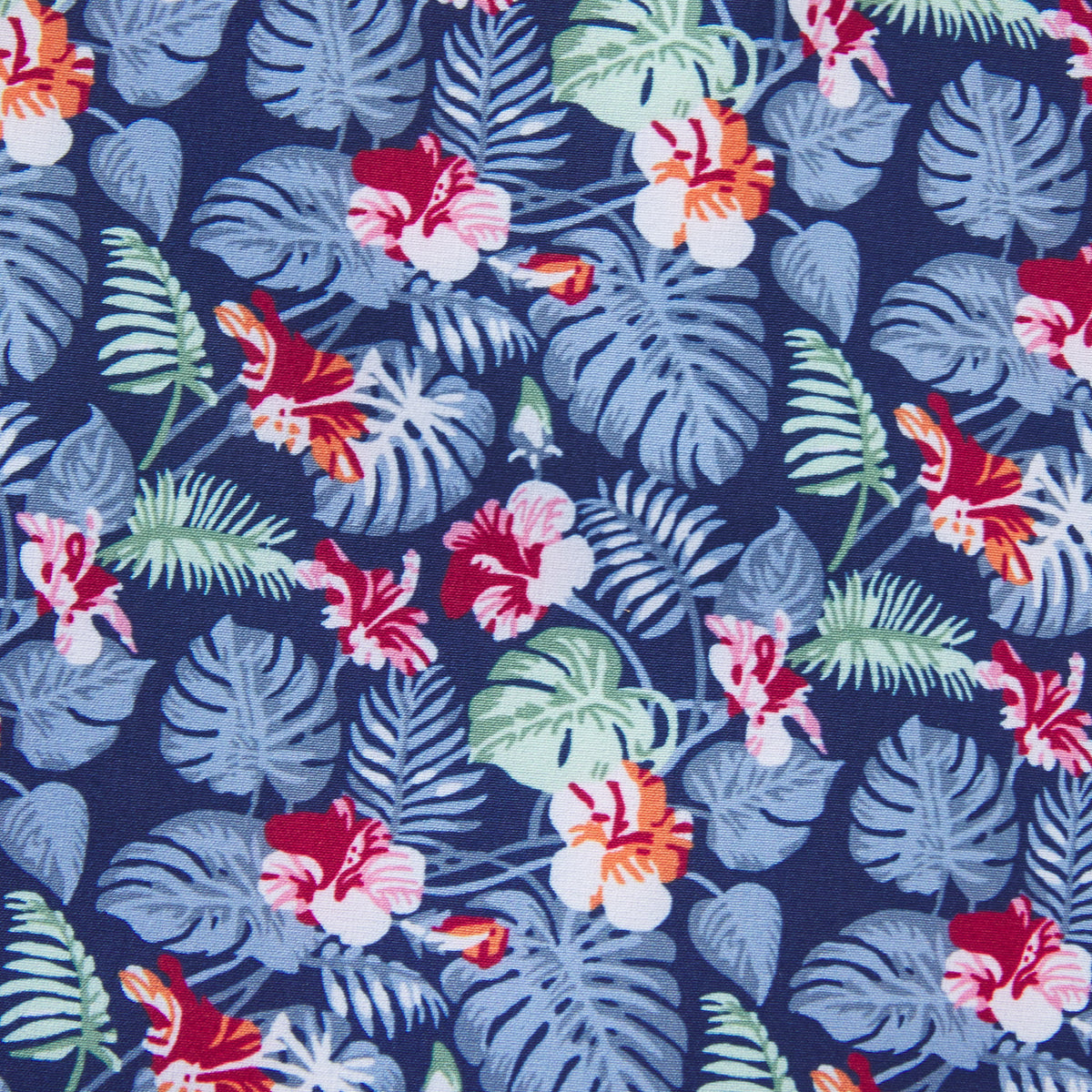 Lido Men&#39;s Short Sleeve Navy Print Shirt